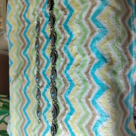 ✔️Silver & Turquoise belt - Picture 1 of 4